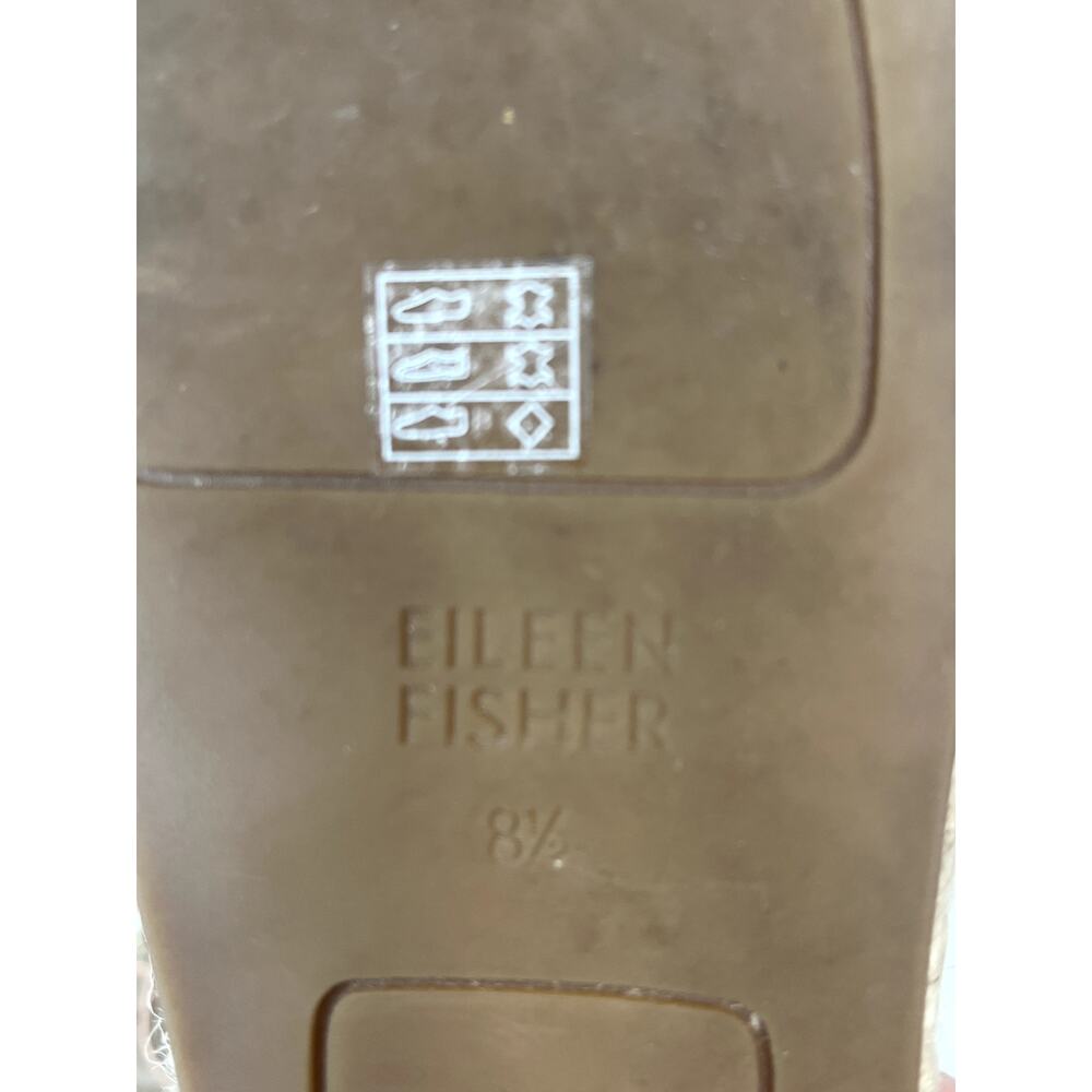 Eileen Fisher women's Lee D'Orsay flat espadrilles in tan, size 8-1/2 - Picture 4 of 9